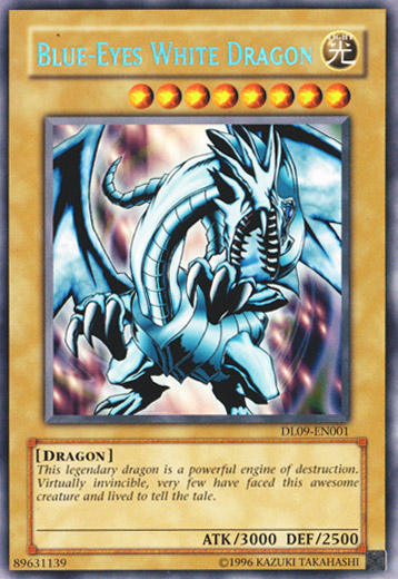 Blue-Eyes White Dragon (Blue) [DL09-EN001] Rare | Pegasus Games WI