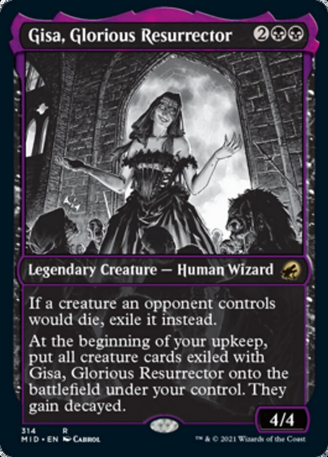 Gisa, Glorious Resurrector (Showcase Eternal Night) [Innistrad: Midnight Hunt] | Pegasus Games WI