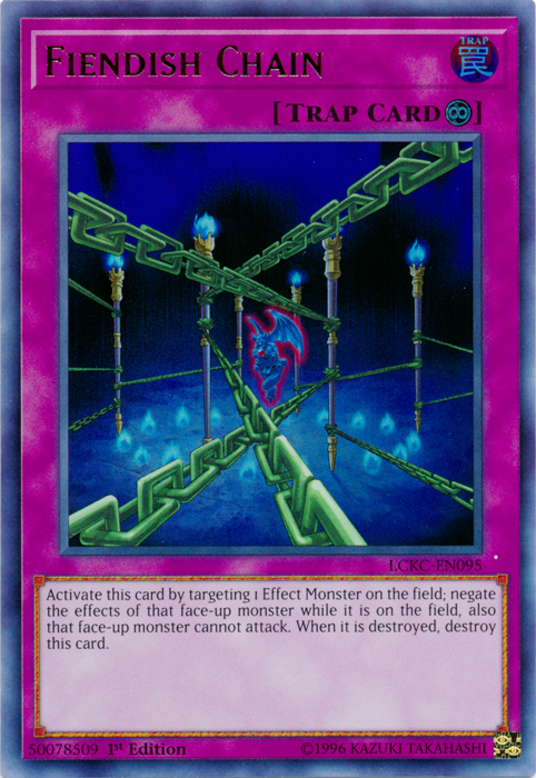 Fiendish Chain [LCKC-EN095] Ultra Rare | Pegasus Games WI