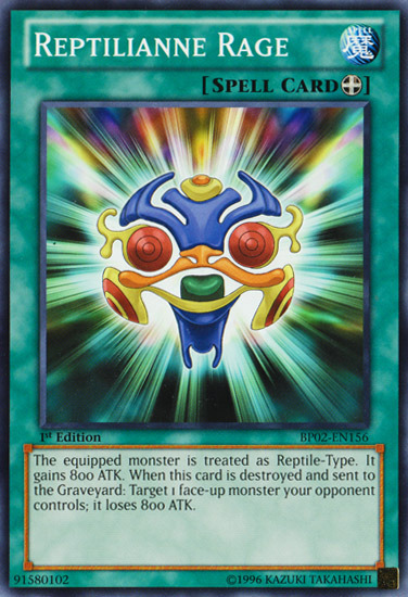 Reptilianne Rage [BP02-EN156] Mosaic Rare | Pegasus Games WI