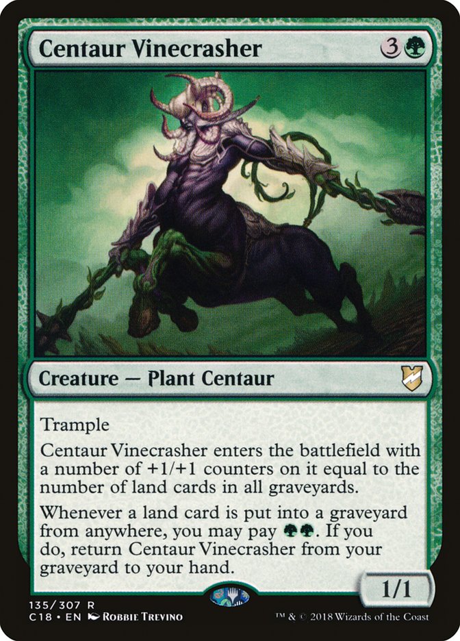 Centaur Vinecrasher [Commander 2018] | Pegasus Games WI