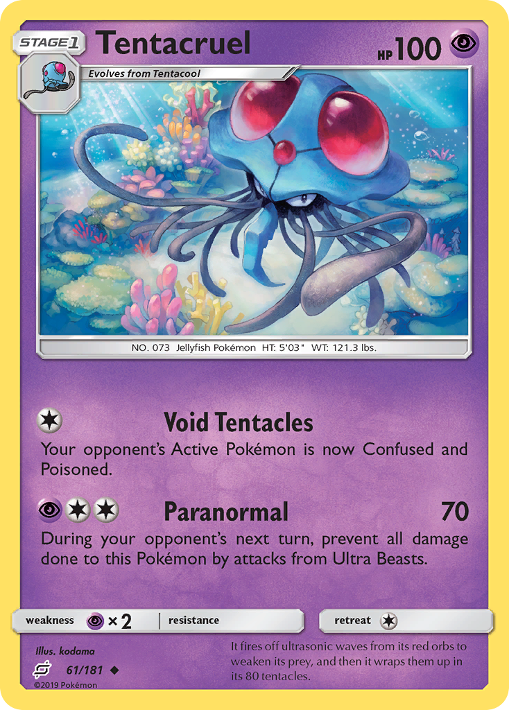 Tentacruel (61/181) [Sun & Moon: Team Up] | Pegasus Games WI