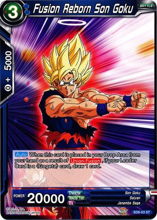Fusion Reborn Son Goku (Starter Deck - Resurrected Fusion) (SD6-03) [Miraculous Revival] | Pegasus Games WI