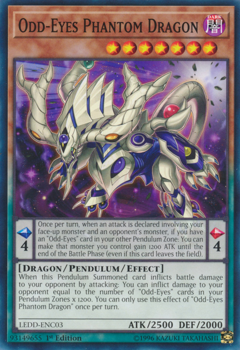 Odd-Eyes Phantom Dragon [LEDD-ENC03] Common | Pegasus Games WI