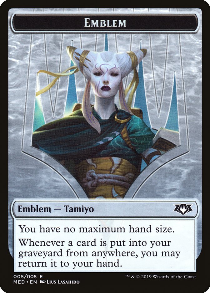 Tamiyo, the Moon Sage Emblem [Mythic Edition Tokens] | Pegasus Games WI