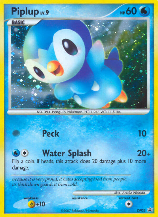 Piplup (DP03) [Diamond & Pearl: Black Star Promos] | Pegasus Games WI