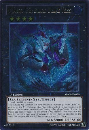 Number C32: Shark Drake Veiss (UTR) [ABYR-EN039] Ultimate Rare | Pegasus Games WI