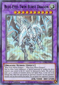 Blue-Eyes Twin Burst Dragon (Green) [LDS2-EN019] Ultra Rare | Pegasus Games WI