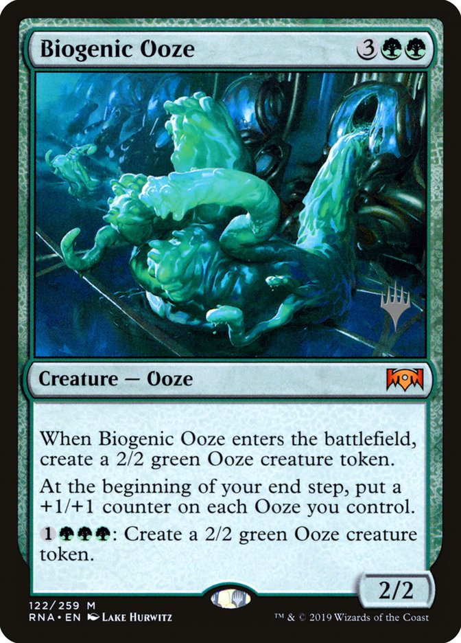 Biogenic Ooze (Promo Pack) [Ravnica Allegiance Promos] | Pegasus Games WI