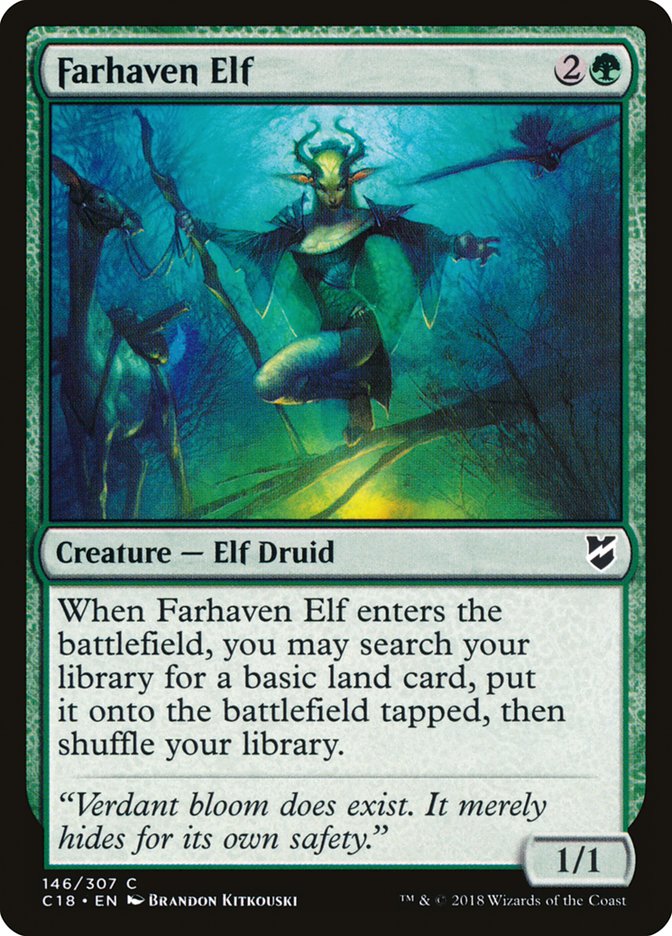 Farhaven Elf [Commander 2018] | Pegasus Games WI