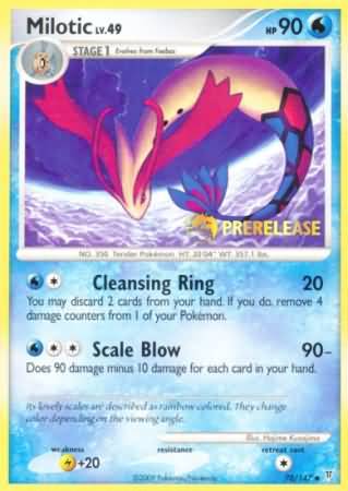 Milotic (70/147) (Prerelease Promo) [Nintendo: Black Star Promos] | Pegasus Games WI