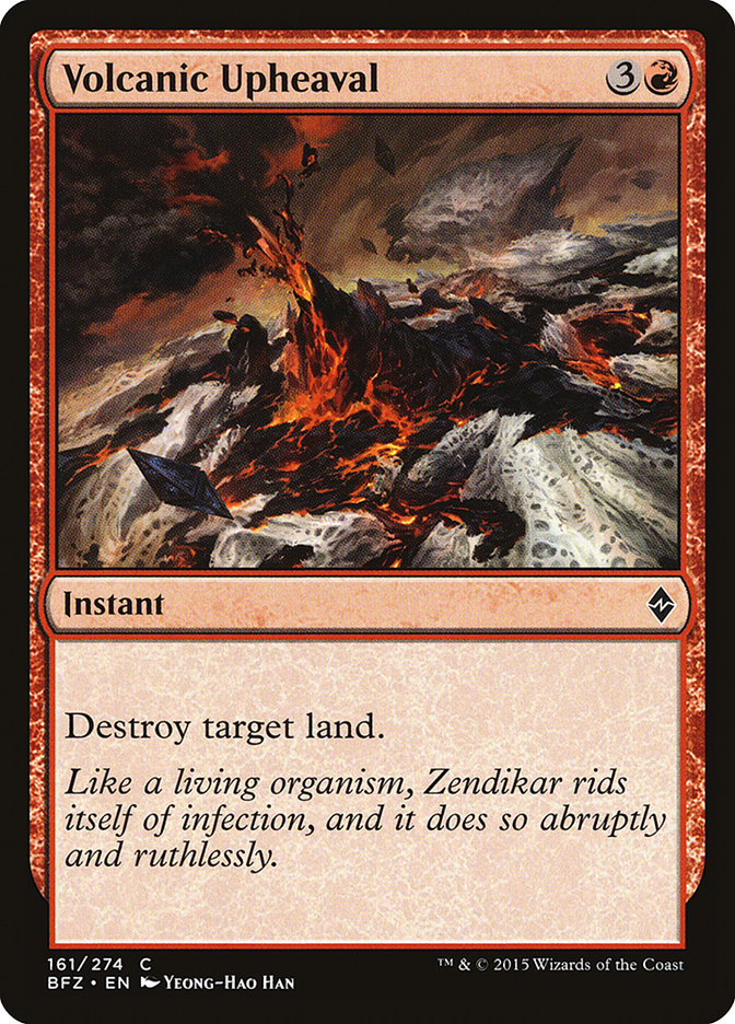 Volcanic Upheaval [Battle for Zendikar] | Pegasus Games WI