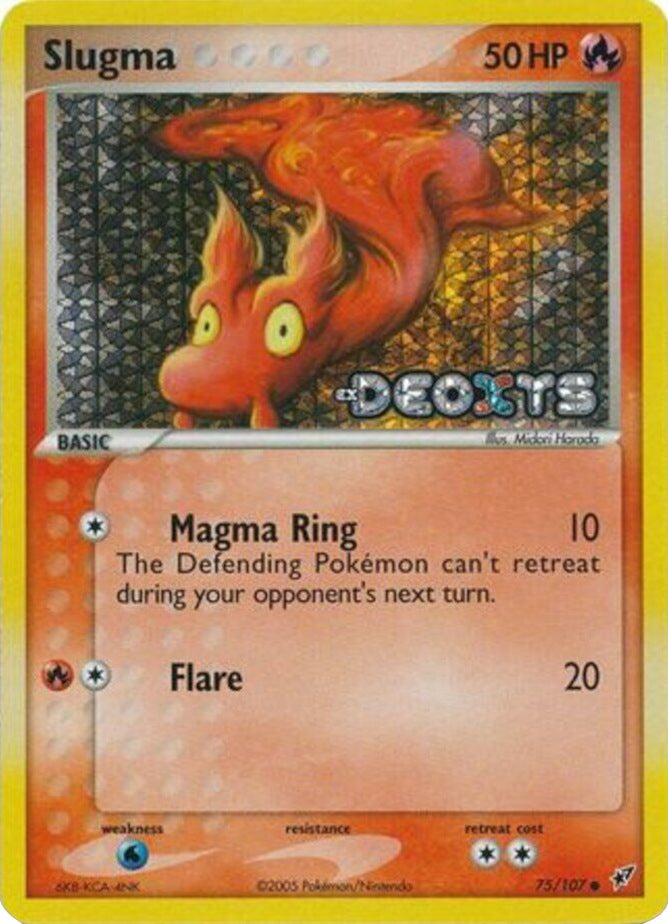 Slugma (75/107) (Stamped) [EX: Deoxys] | Pegasus Games WI