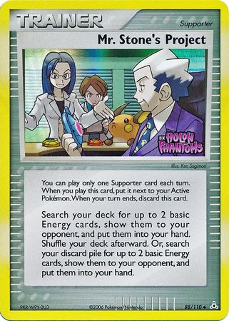 Mr. Stone's Project (88/110) (Stamped) [EX: Holon Phantoms] | Pegasus Games WI