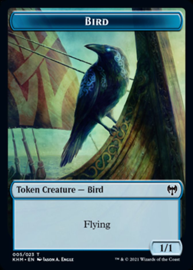 Bird Token [Kaldheim Tokens] | Pegasus Games WI