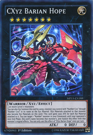 CXyz Barian Hope [MP15-EN189] Super Rare | Pegasus Games WI