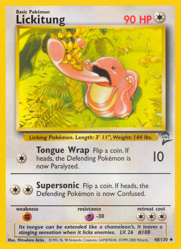 Lickitung (48/130) [Base Set 2] | Pegasus Games WI