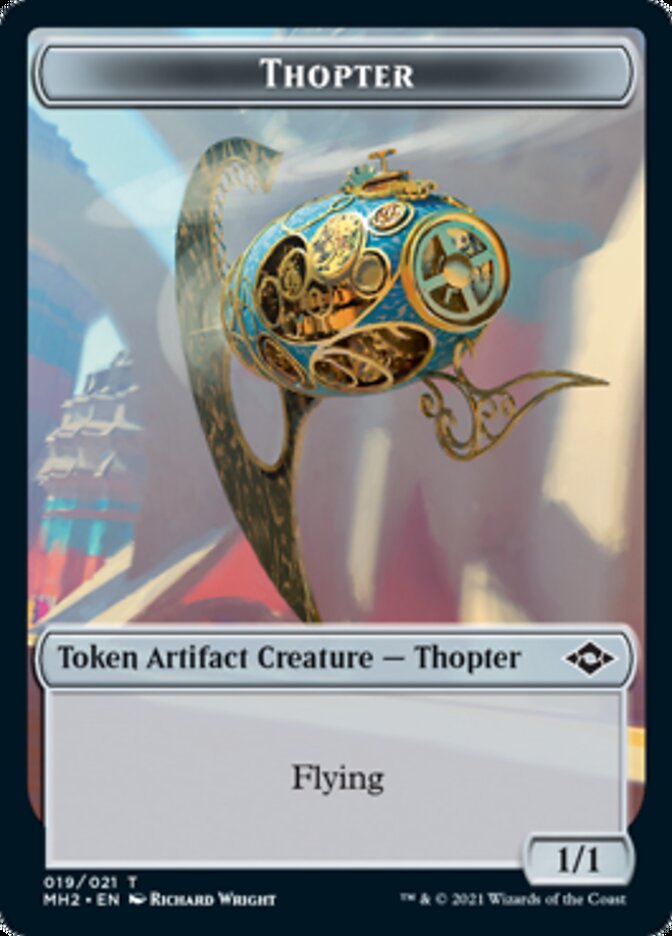 Thopter // Zombie Army Double-Sided Token [Modern Horizons 2 Tokens] | Pegasus Games WI