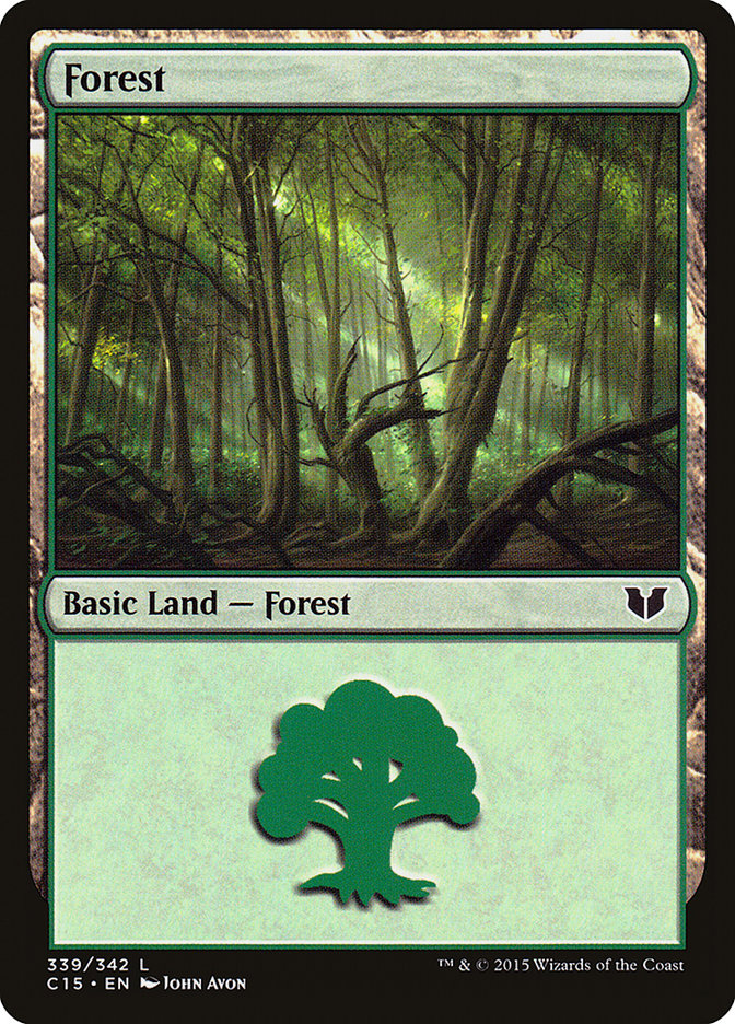 Forest (339) [Commander 2015] | Pegasus Games WI