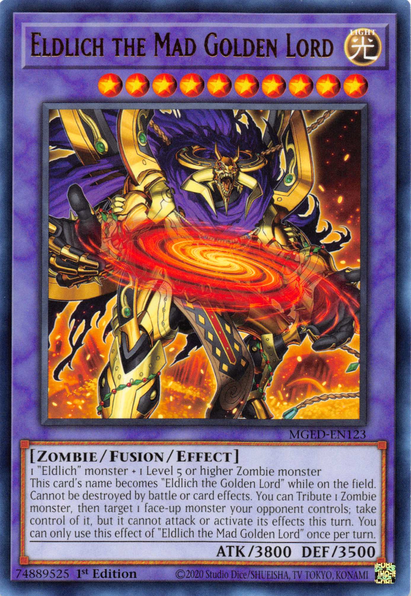 Eldlich the Mad Golden Lord [MGED-EN123] Rare | Pegasus Games WI