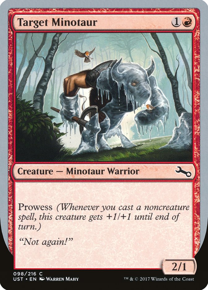 Target Minotaur (Ice Art) [Unstable] | Pegasus Games WI