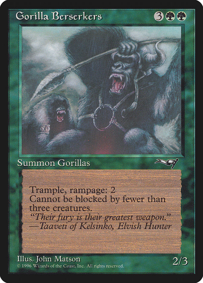 Gorilla Berserkers (Mouths Open) [Alliances] | Pegasus Games WI