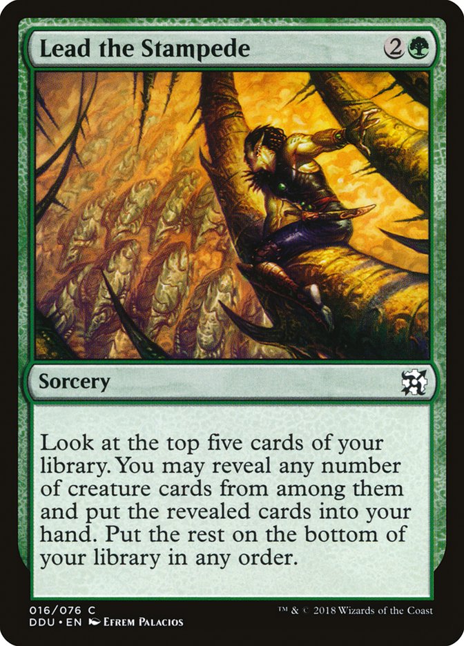 Lead the Stampede [Duel Decks: Elves vs. Inventors] | Pegasus Games WI