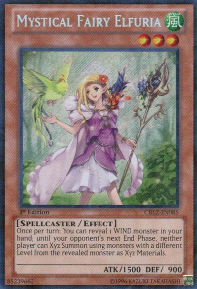 Mystical Fairy Elfuria [CBLZ-EN085] Secret Rare | Pegasus Games WI