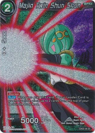 Majin Twin Shun Shun (Foil) (EX02-06) [Dark Demon's Villains] | Pegasus Games WI