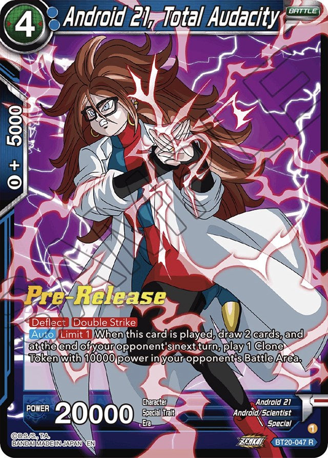 Android 21, Total Audacity (BT20-047) [Power Absorbed Prerelease Promos] | Pegasus Games WI