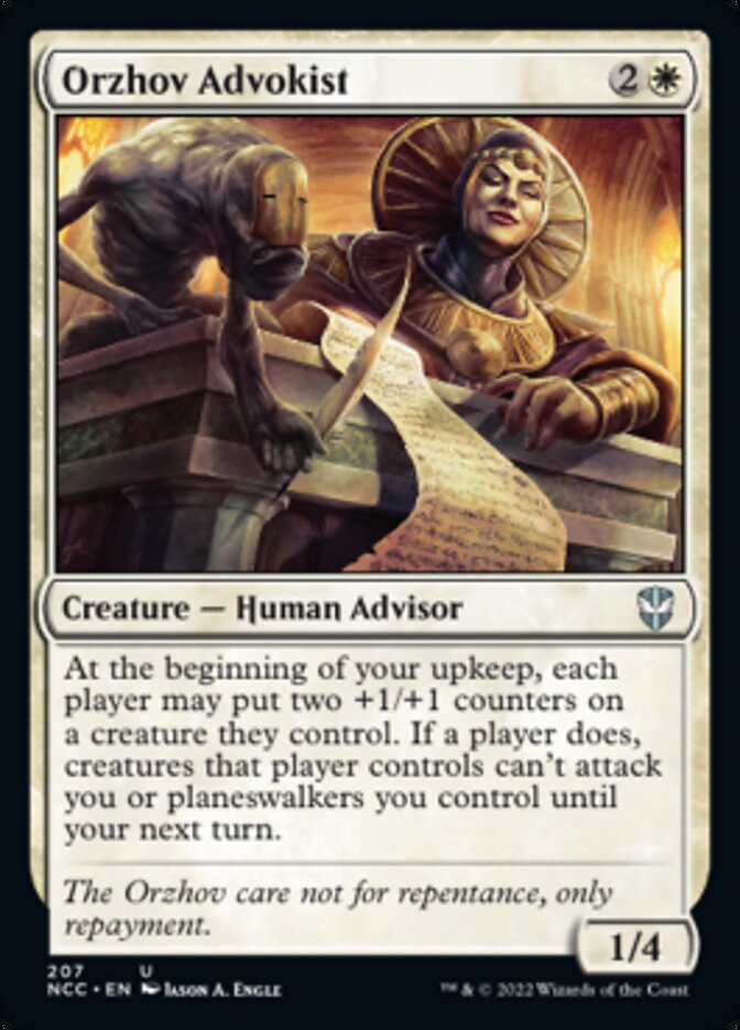 Orzhov Advokist [Streets of New Capenna Commander] | Pegasus Games WI