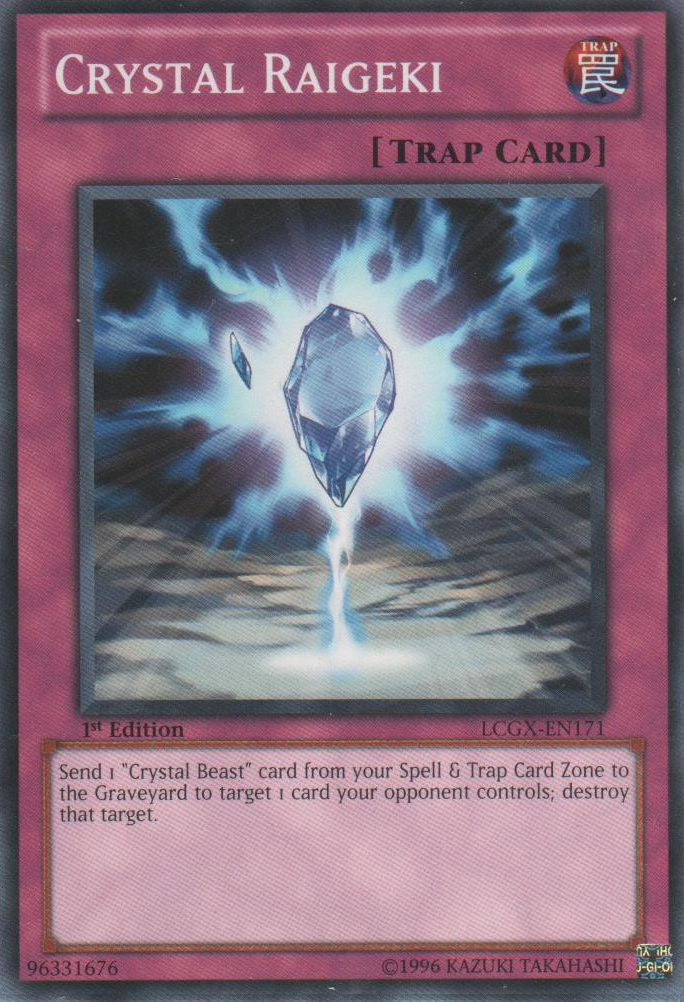 Crystal Raigeki [LCGX-EN171] Common | Pegasus Games WI