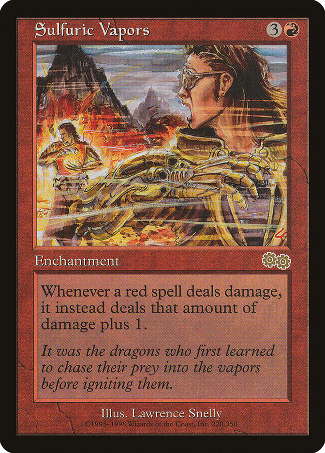 Sulfuric Vapors [Urza's Saga] | Pegasus Games WI