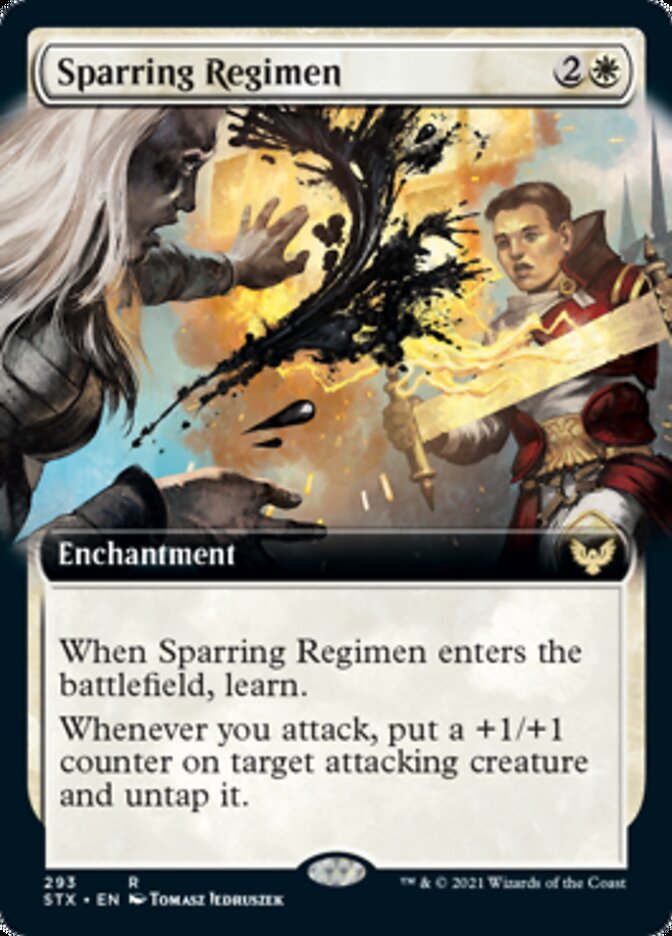 Sparring Regimen (Extended Art) [Strixhaven: School of Mages] | Pegasus Games WI