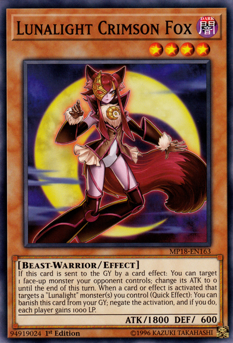 Lunalight Crimson Fox [MP18-EN163] Common | Pegasus Games WI