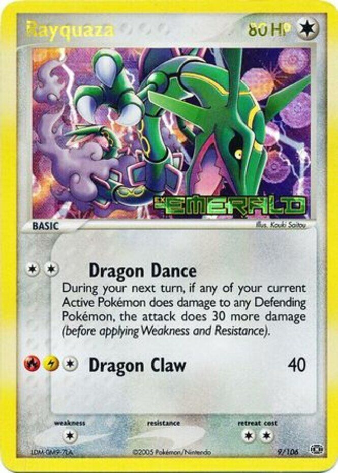 Rayquaza (9/106) (Stamped) [EX: Emerald] | Pegasus Games WI