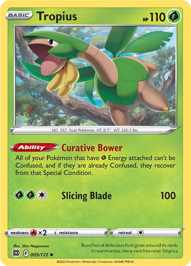 Tropius (005/172) [Sword & Shield: Brilliant Stars] | Pegasus Games WI