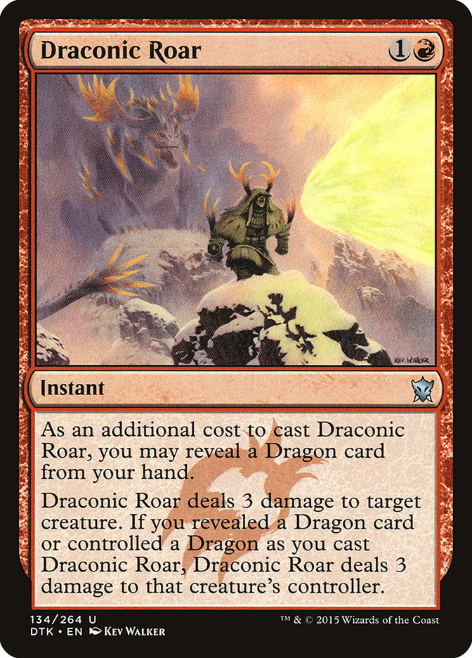 Draconic Roar [Dragons of Tarkir] | Pegasus Games WI