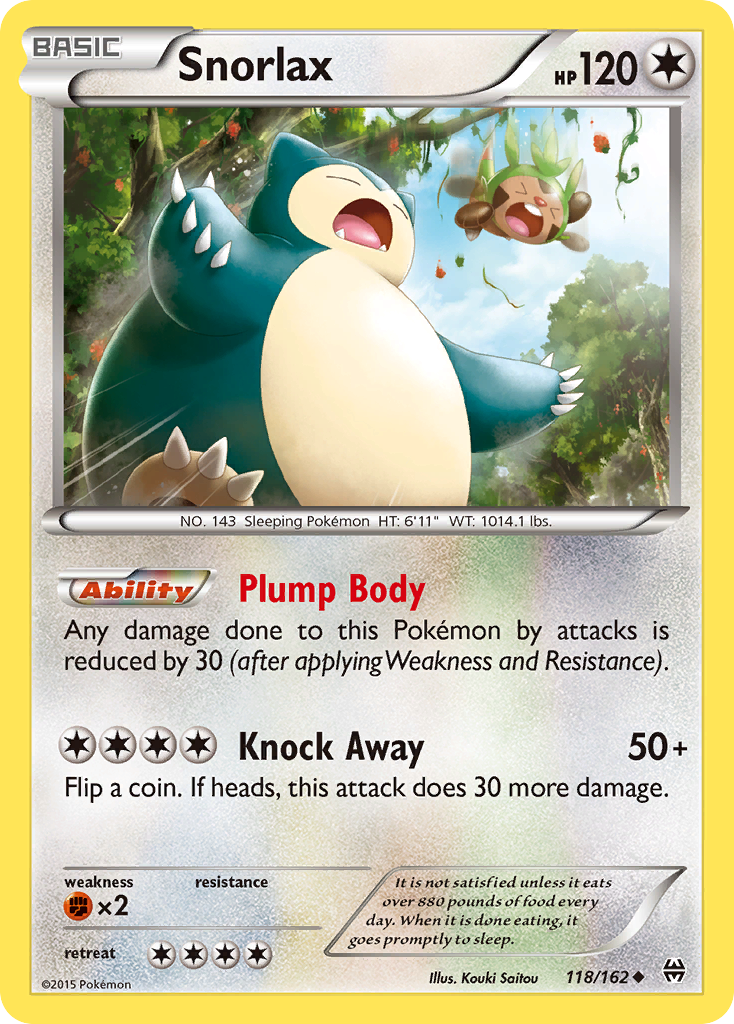 Snorlax (118/162) [XY: BREAKthrough] | Pegasus Games WI