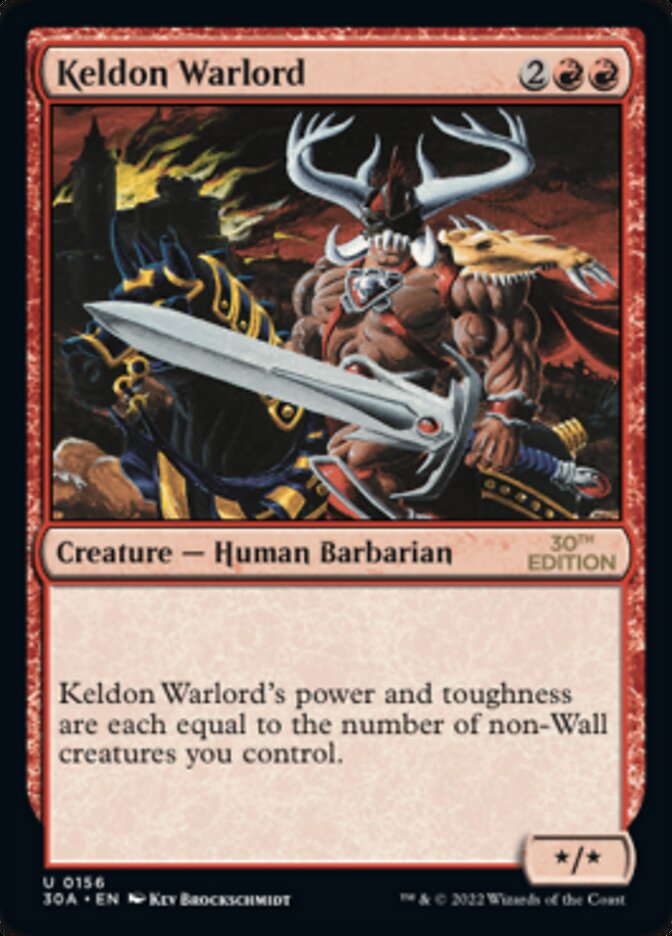 Keldon Warlord [30th Anniversary Edition] | Pegasus Games WI