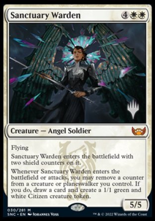 Sanctuary Warden (Promo Pack) [Streets of New Capenna Promos] | Pegasus Games WI