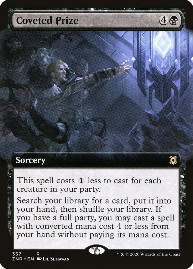 Coveted Prize (Extended Art) [Zendikar Rising] | Pegasus Games WI