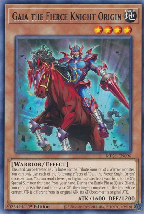 Gaia the Fierce Knight Origin [MP21-EN096] Rare | Pegasus Games WI