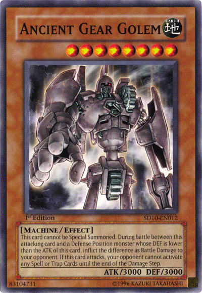 Ancient Gear Golem [SD10-EN012] Common | Pegasus Games WI