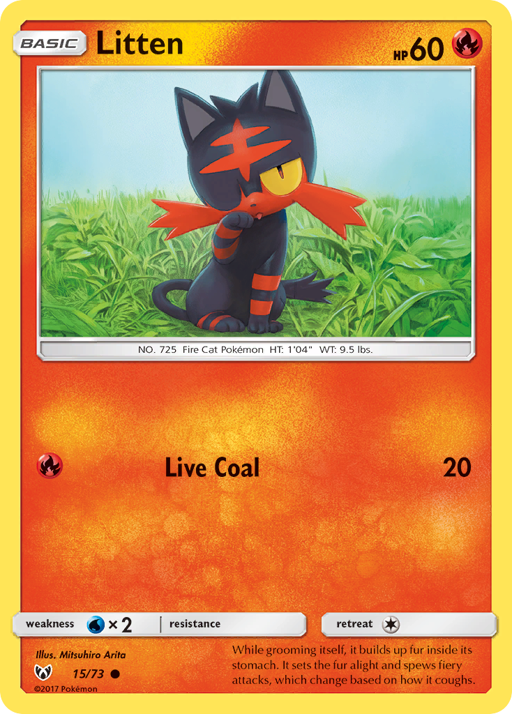 Litten (15/73) [Sun & Moon: Shining Legends] | Pegasus Games WI