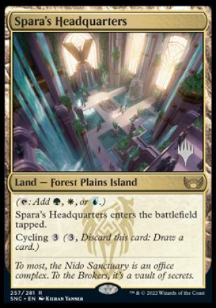 Spara's Headquarters (Promo Pack) [Streets of New Capenna Promos] | Pegasus Games WI