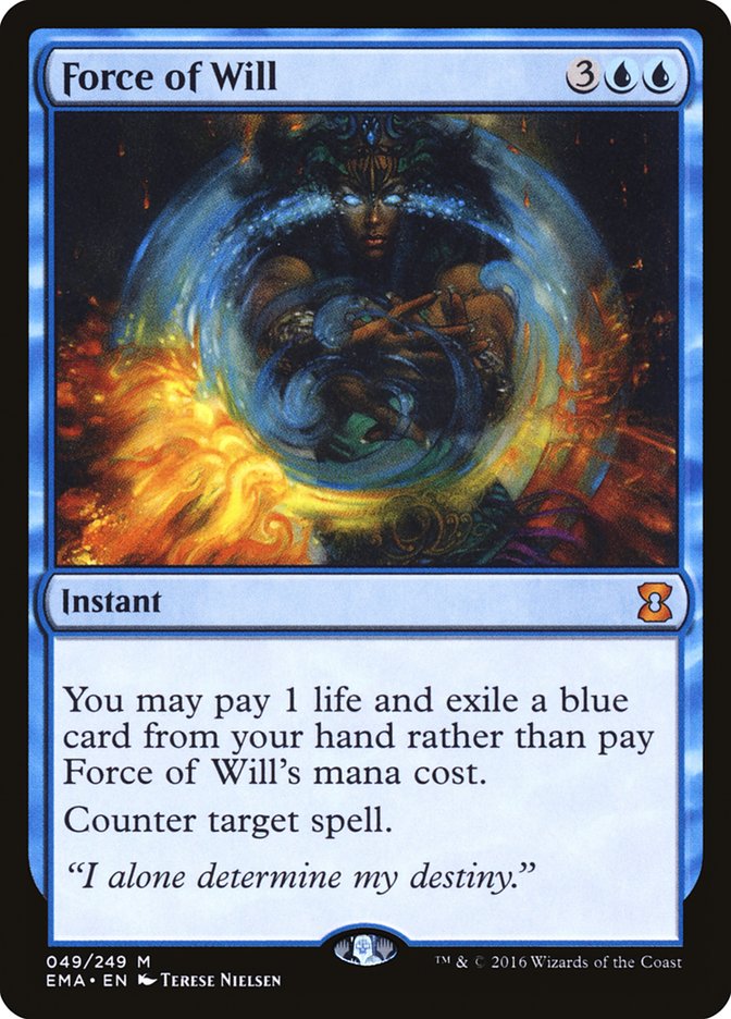 Force of Will [Eternal Masters] | Pegasus Games WI