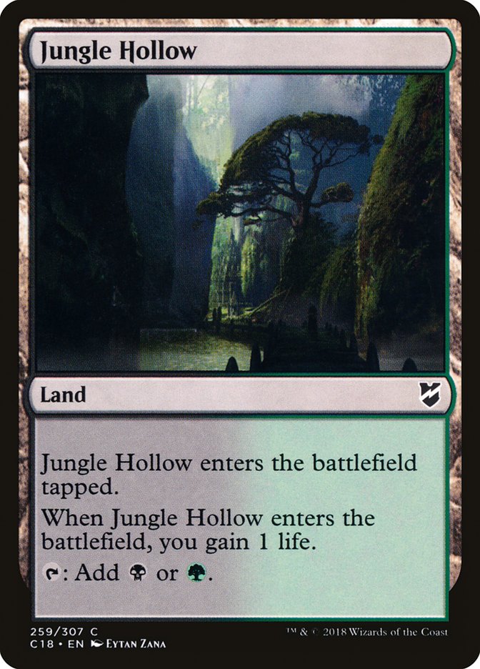 Jungle Hollow [Commander 2018] | Pegasus Games WI