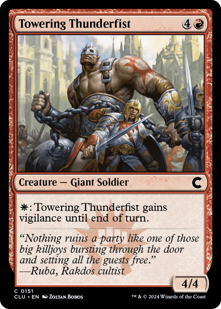 Towering Thunderfist [Ravnica: Clue Edition] | Pegasus Games WI