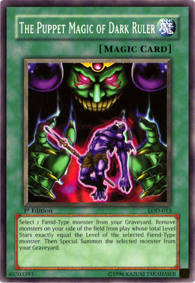 The Puppet Magic of Dark Ruler [LOD-013] Common | Pegasus Games WI